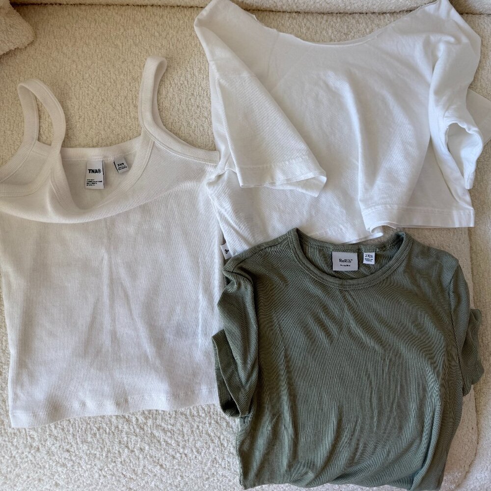 NWOT Aritzia Top Bundle Lot - XXS